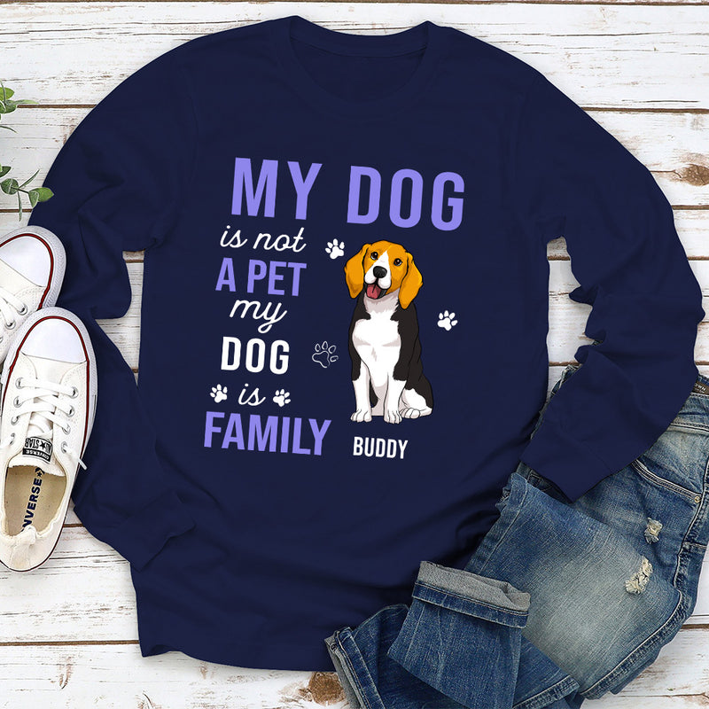 My Family - Personalized Custom Long Sleeve T-shirt