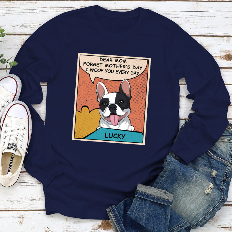 Woof You So Much - Personalized Custom Long Sleeve T-shirt