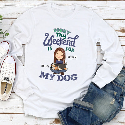 My Weekend - Personalized Custom Long Sleeve T-shirt