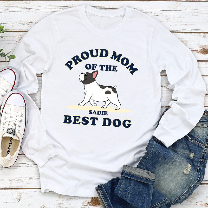 The Best Dog - Personalized Custom Long Sleeve T-shirt