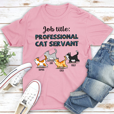 Professional Cat Servant - Personalized Custom Unisex T-shirt