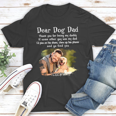 My Dearest Dad - Personalized Custom Unisex T-shirt