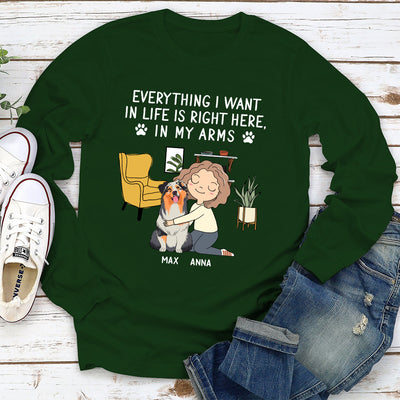 I Want - Personalized Custom Long Sleeve T-shirt