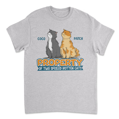 Spoiled Rotten Cats - Personalized Custom Unisex T-shirt