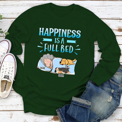 A Full Bed - Personalized Custom Long Sleeve T-shirt