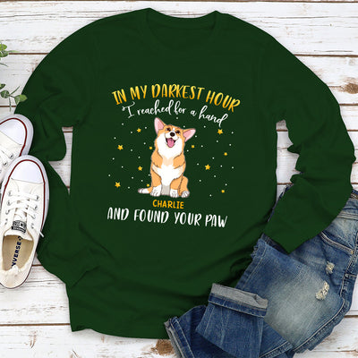 Reach For A Paw - Personalized Custom Long Sleeve T-shirt