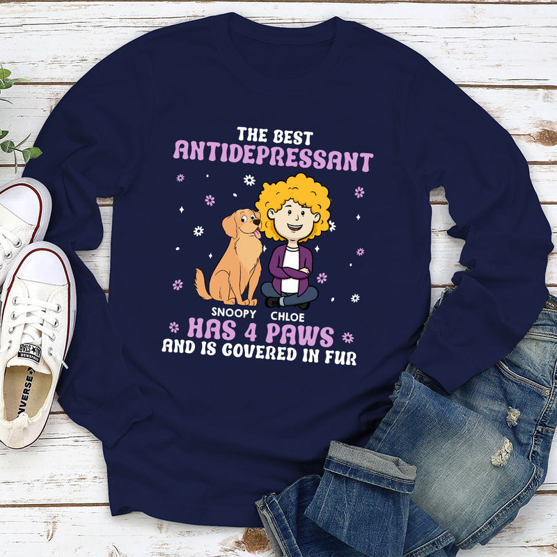 Best Antidepressant - Personalized Custom Long Sleeve T-shirt