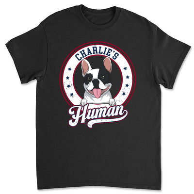 Dog's Human Logo - Personalized Custom Unisex T-shirt