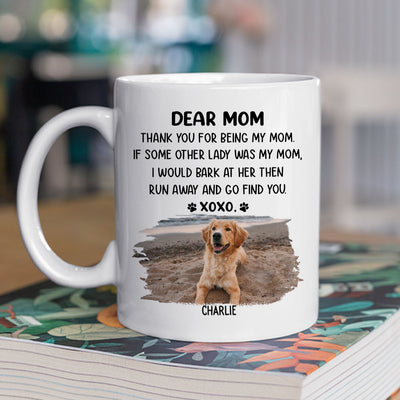 Dear Mom Xoxo Photo - Personalized Custom Coffee Mug