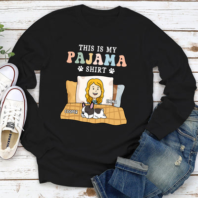 Pajama Colorful - Personalized Custom Long Sleeve T-shirt