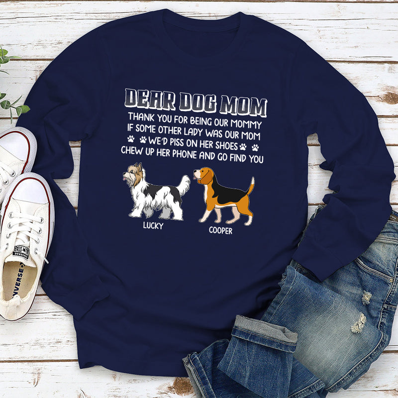 My One And Only Daddy - Personalized Custom Long Sleeve T-shirt