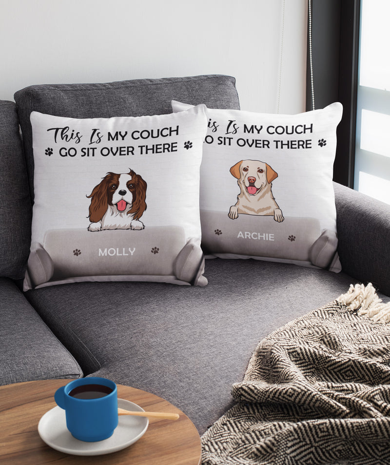 This is my couch - Personalized Custom Throw Pillow