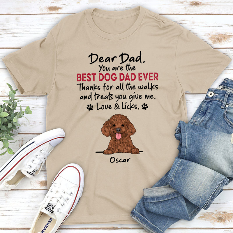 Walks And Treats - Personalized Custom Premium T-shirt