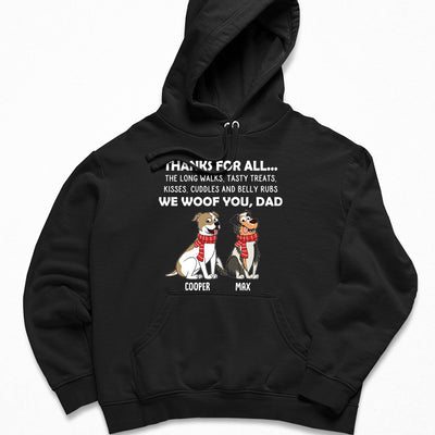 Thanks For All 2 - Personalized Custom Hoodie
