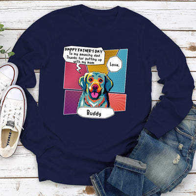 Amazing Dad 2 - Personalized Custom Long Sleeve T-shirt