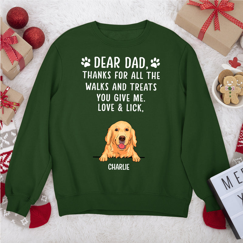 Thanks For All The Treats - Personalized Custom Sweatshirt
