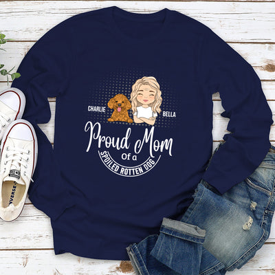 Proud Mom Proud Dad - Personalized Custom Long Sleeve T-shirt