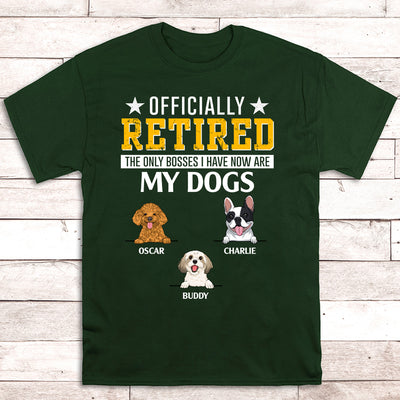 Officially Retired - Personalized Custom Unisex T-shirt