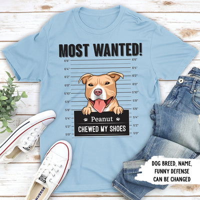 Most Wanted - Personalized Custom Unisex T-shirt