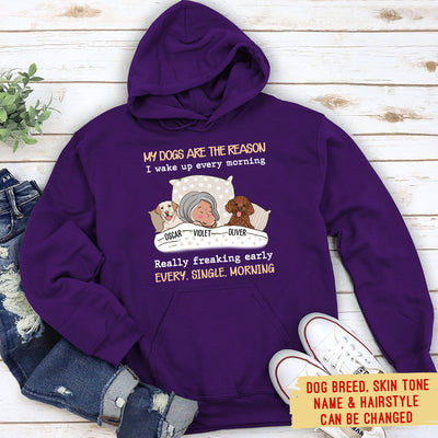 My Dog Is The Reason - Personalized Custom Hoodie