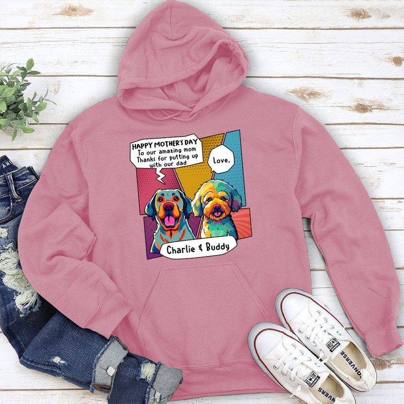 Pop Art Amazing Mom – Personalized Custom Hoodie