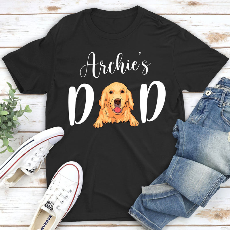 Dog Mom/Dad - Personalized Custom Unisex T-shirt - Gifts For Dog Lovers