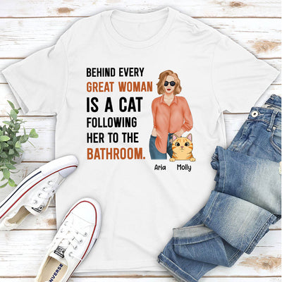 Great Cat Woman - Personalized Custom Unisex T-shirt