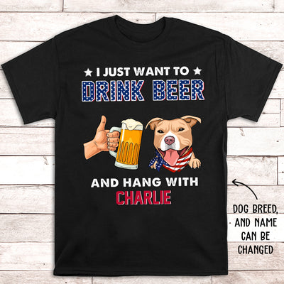 Drink Beer - Personalized Custom Premium T-shirt