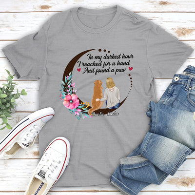 Found A Paw - Personalized Custom Unisex T-shirt