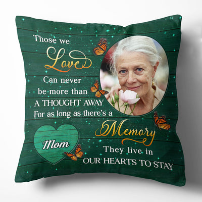 Stay In Our Hearts - Personalized Custom Throw Pillow