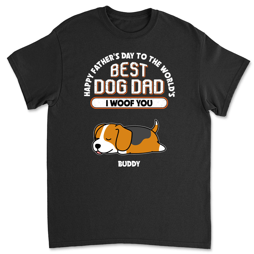 To The Best Dad - Personalized Custom Unisex T-shirt 