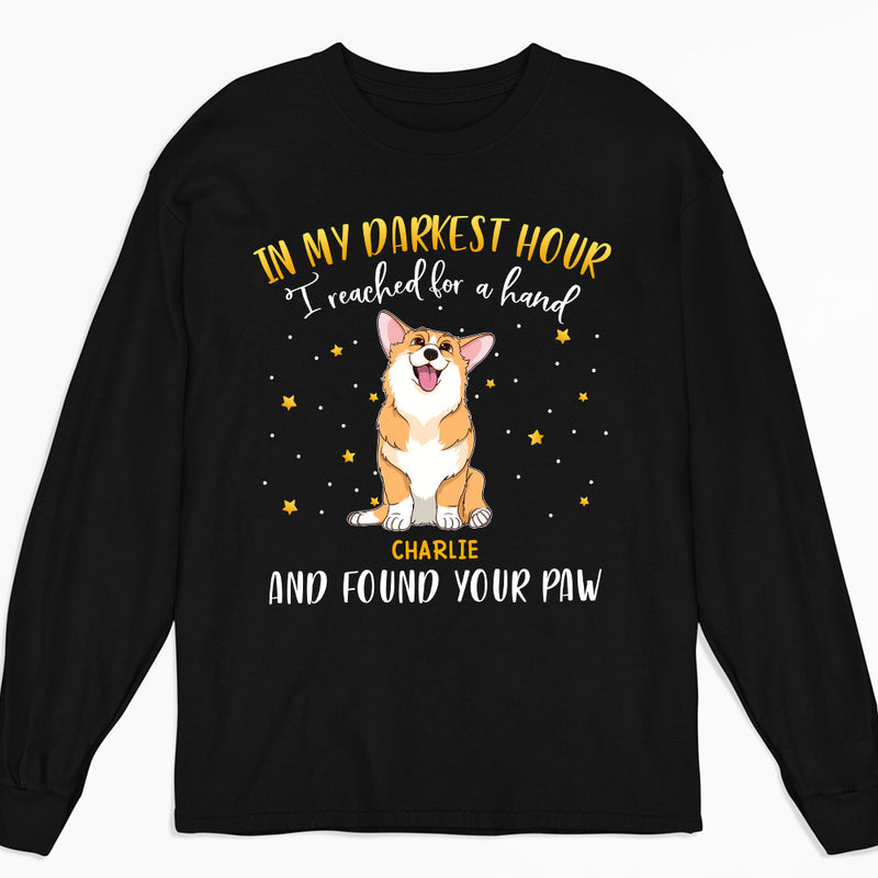 Reach For A Paw - Personalized Custom Long Sleeve T-shirt