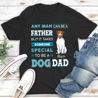 A Special Dog Dad - Personalized Custom Unisex T-shirt