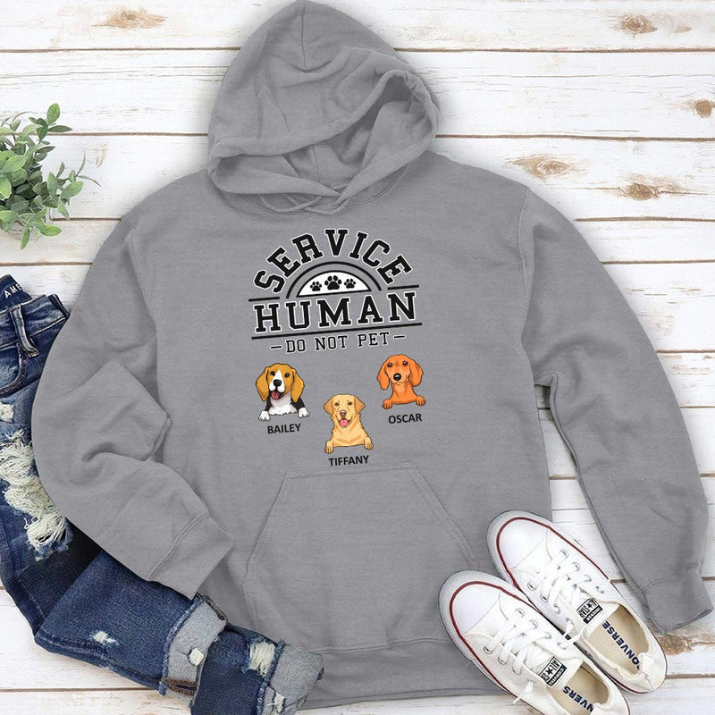 Dogs Service Human Logo - Personalized Custom Hoodie