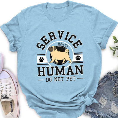 Service Human Logo - Personalized Custom Women's T-shirt