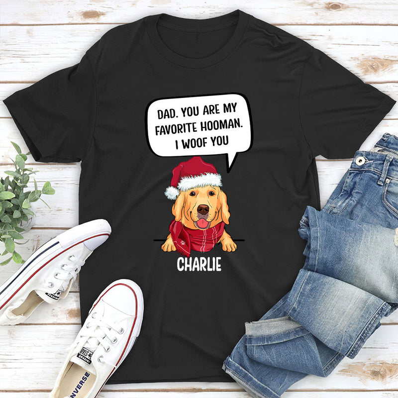 Message From Dog - Personalized Custom Unisex T-shirt