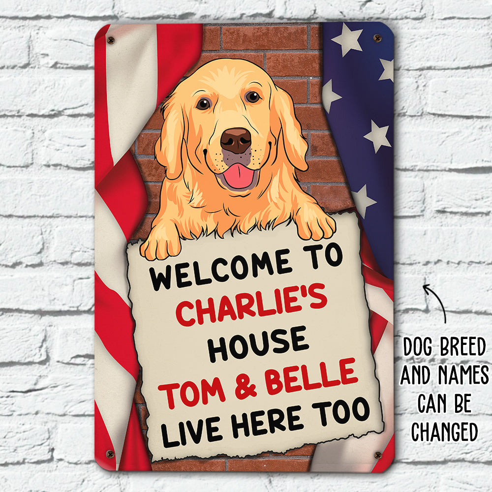 Custom Dog House Sign Dog Name Sign Dog Name Plaque Pet
