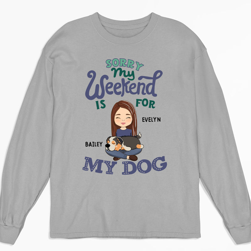 My Weekend - Personalized Custom Long Sleeve T-shirt