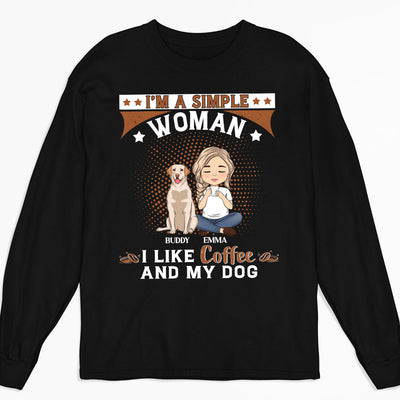 Simple Woman - Personalized Custom Long Sleeve T-shirt