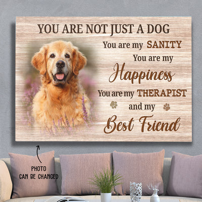 My Best Friend - Personalized Custom Photo Canvas Print