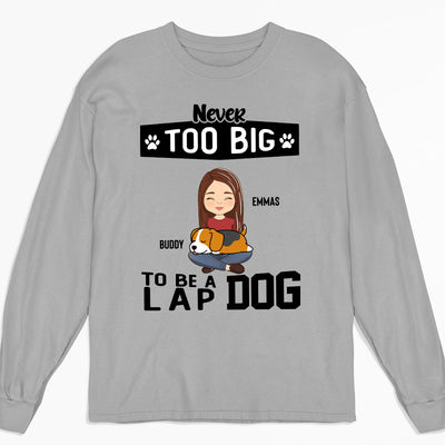 Lap Dog - Personalized Custom Long Sleeve T-shirt