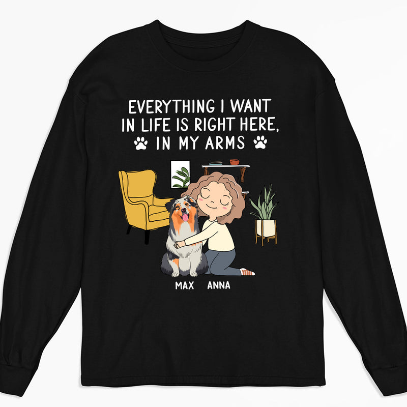 I Want - Personalized Custom Long Sleeve T-shirt