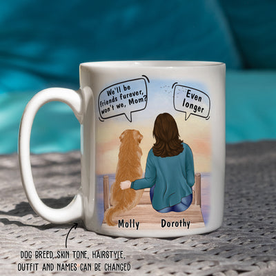 Friend Forever - Personalized Custom Coffee Mug