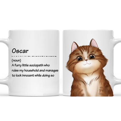 Cat Definition - Personalized Custom Coffee Mug