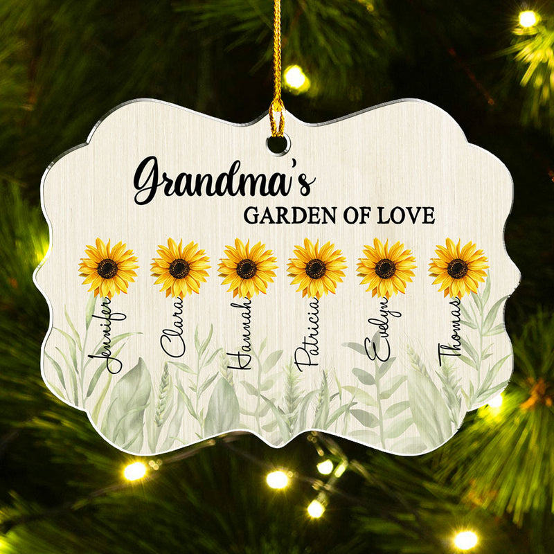 Garden Of Love - Personalized Custom Acrylic Ornament