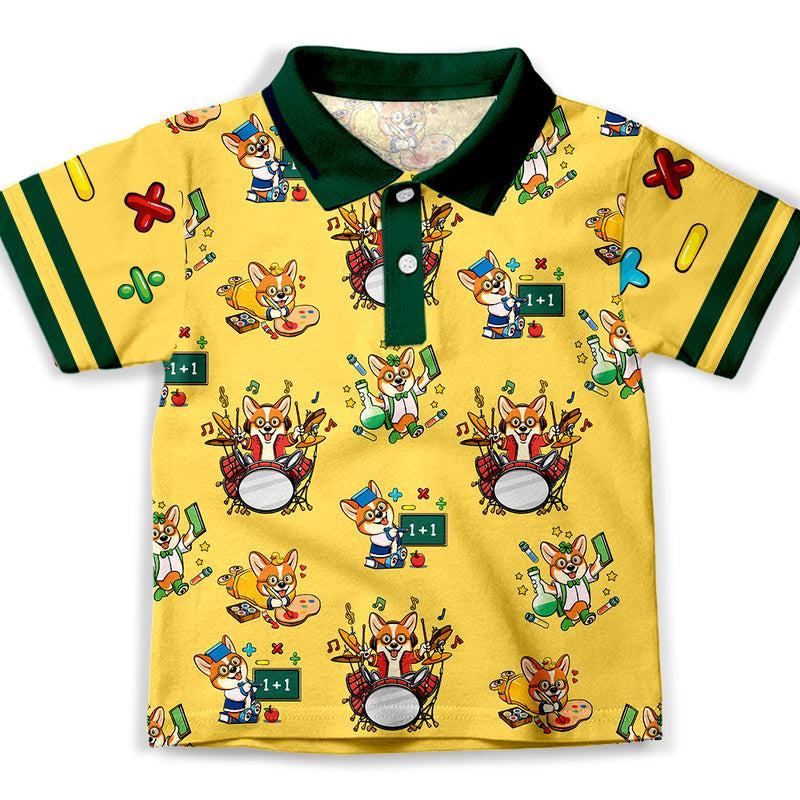 Dog And Job - Kids Polo Shirt