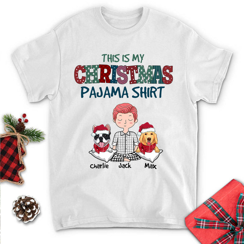 Christmas Pajama Shirt - Personalized Custom Premium T-shirt