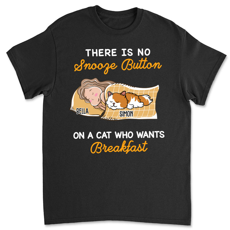 My Cat Wants Breakfast - Personalized Custom Unisex T-shirt