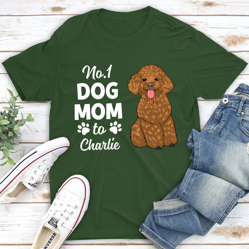 No.1 Dog Mom/Dad - Personalized Custom Unisex T-shirt