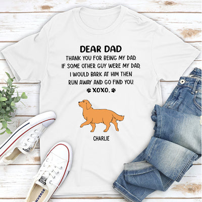 Dear Dad Xoxo - Personalized Custom Premium T-shirt